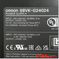 Japan (A)Unused,S8VK-G24024 スイッチング・パワーサプライ 24V 10A,DC24V Output,OMRON
