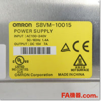 Japan (A)Unused,S8VM-10015 Japanese equipment 15V 7A,DC15V Output,OMRON 