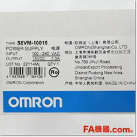 Japan (A)Unused,S8VM-10015 スイッチング・パワーサプライ 15V 7A,DC15V Output,OMRON