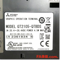 Japan (A)Unused,GT2105-QTBDS GOT本体 5.7型 TFTカラー液晶 DC24V,GOT2000 Series,MITSUBISHI