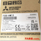 Japan (A)Unused,FX3UC-64MT/D シーケンサ基本ユニット DC電源 DC入力32点 トランジスタ出力32点,Main Module,MITSUBISHI