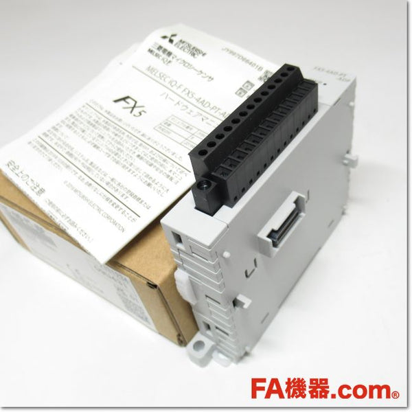 Japan (A)Unused,FX5-4AD-PT-ADP 測温抵抗体温度センサ入力拡張アダプタ ヨーロッパ端子台タイプ