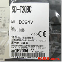 Japan (A)Unused,SD-T20BC DC24V 1a1b 電磁接触器 配線合理化端子付,Electromagnetic Contactor,MITSUBISHI