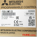 Japan (A)Unused,FX3G-24MT/ES シーケンサ基本ユニット AC電源 DC入力14点 トランジスタ出力10点,Main Module,MITSUBISHI