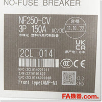 Japan (A)Unused,NF250-CV 3P 150A ノーヒューズ遮断器,MCCB 3 Poles,MITSUBISHI