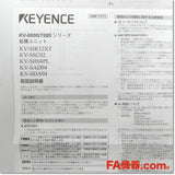 Japan (A)Unused,KV-SAD04 高速アナログ入力ユニット 4点,Analog Module,KEYENCE