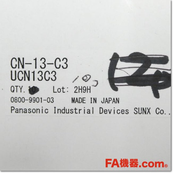 Japan (A)Unused,CN13C3 コネクタ付ケーブル 3m 10個入り,อะไหล่เครื่องจักร,Machine