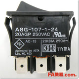 Japan (A)Unused,A8G-107-1-24 switch, DC24V 2極双投形 5個セット,Switch Other,OMRON 