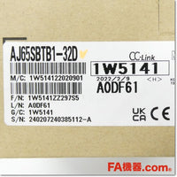 Japan (A)Unused,AJ65SBTB1-32D CC-LinkリモートI/Oユニット DC入力32点 端子台タイプ,CC-Link / Remote Module,MITSUBISHI