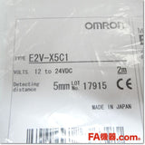 Japan (A)Unused,E2V-X5C1 2m オールメタル&長距離タイプ近接センサ 直流3線式 シールドタイプ M18 NO,Amplifier Built-in Proximity Sensor,OMRON