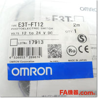 Japan (A)Unused,E3T-FT12 2m Japanese electronic equipment ON M2取付タイプ,Built-in Amplifier Photo electric Sensor,OMRON 