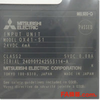 Japan (A)Unused,QX41-S1 DC入力ユニット プラスコモンタイプ 32点,I/O Module,MITSUBISHI