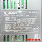 Japan (A)Unused,MR-J3-20B(GA) サーボアンプ AC200V 0.2kW SSCNET対応,MR-J3,MITSUBISHI 