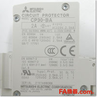 Japan (A)Unused,CP30-BA 2P 1-M 2A サーキットプロテクタ,Circuit Protector 2-Pole,MITSUBISHI