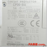 Japan (A)Unused,CP30-BA 1P 9-M 5A サーキットプロテクタ 警報スイッチ付き,Circuit Protector 1-Pole,MITSUBISHI