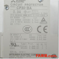 Japan (A)Unused,CP30-BA 1P 1-M 0.3A circuit protector 1-Pole,MITSUBISHI 