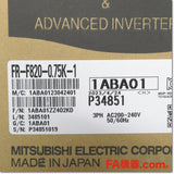 Japan (A)Unused,FR-F820-0.75K-1 200V FM,MITSUBISHI,MITSUBISHI 