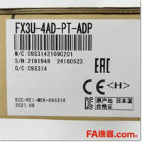 Japan (A)Unused,FX3U-4AD-PT-ADP 温度センサ入力用アダプタ 4ch,Analog Module,MITSUBISHI
