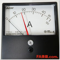 Japan (A)Unused,YR-8NAA 5A 0-40-120A 40/5A BR Ammeter,Ammeter,MITSUBISHI 