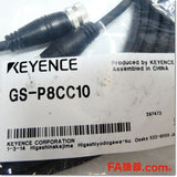 Japan (A)Unused,GS-P8CC10 M12 automatic switch 8ピン 10m,Safety (Door / Limit) Switch,KEYENCE 