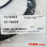 Japan (A)Unused,GS-P8CC5 M12 automatic switch 8m,Safety (Door / Limit) Switch,KEYENCE 
