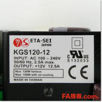 Japan (A)Unused,KGS120-12 スイッチング電源 12V 10A ( 強制空冷時 12.5A),DC12V Output,Other