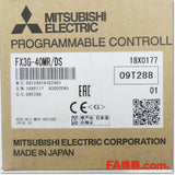 Japan (A)Unused,FX3G-40MR/DS シーケンサ基本ユニット DC電源,Main Module,MITSUBISHI