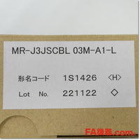 Japan (A)Unused,MR-J3JSCBL03M-A1-L エンコーダケーブル 負荷側引出し 0.3m,MR Series Peripherals,MITSUBISHI