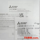 Japan (A)Unused,FR-D710W-0.75K インバータ 単相100V,MITSUBISHI,MITSUBISHI