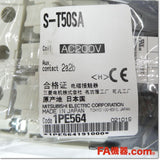 Japan (A)Unused,S-T50SA AC200V 2a2b  電磁接触器 サージ吸収器取付形,Electromagnetic Contactor,MITSUBISHI