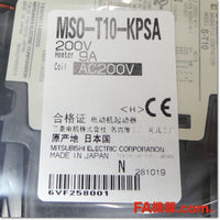 Japan (A)Unused,MSO-T10KPSA AC200V 7-11A 1a 電磁開閉器,Irreversible Type Electromagnetic Switch,MITSUBISHI