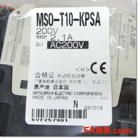 Japan (A)Unused,MSO-T10KPSA AC200V 1.7-2.5A 1a Electrical Switch,Irreversible Type Electromagnetic Switch,MITSUBISHI 