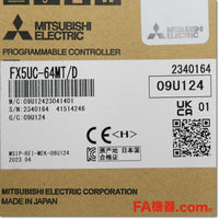 Japan (A)Unused,FX5UC-64MT/D CPUユニット DC入力 トランジスタ出力 DC24V,Main Module,MITSUBISHI 