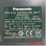 Japan (A)Unused,FP0-E16RS [AFP03323] 入出力増設ユニット,FP Series,Panasonic