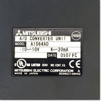 A1S64AD -10~10V 4~20mA Analog - Digital Conversion Unit 4ch, MITSUBISHI 