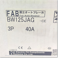 BW125JAG Auto breaker Auto breaker specification 3P 40A ,FUJI 