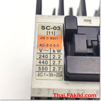 SC-03  Electromagnetic contactor ,แมกเนติกคอนแทคเตอร์ สเปค AC100V 1a ,FUJI