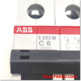 S203M C6 Miniature Circuit Breaker, miniature circuit breaker, specification 3P 6A, ABB 