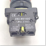 ZB2-BE102C Emergency Stop Switch, emergency push button switch, specification AC15 240V-3A1b, UXCELL 