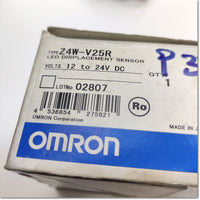 Z4W-V25R LED distance and height measurement sensor, specifications 12 to 24V DC, OMRON 