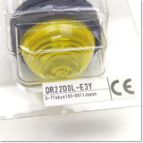 DR22D0L-E3Y (Yellow) ไพลอตแลมป์ แบบโดม สเปค AC 24V ,Fuji Electric