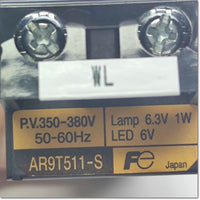 DR22D0L-S3W pilot lamp, dome type, specs 380V, Fuji Electric 