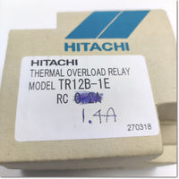 (C)Used, TR12B-1E Overload Relay ,Overload Relay Specification 1.4A ,HITACHI 