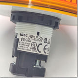 HW1P-5Q4A (AMBER) ไฟสัญญาณ led 22mm โดม 66mm สเปค AC/DC24V ,IDEC