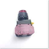 YW1L-M2E11Q4-R Push button switch with signal tube attached, specifications 1a 1b, IDEC 