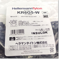 KR6G5-W สายรัดสายไฟ Insulok push mount สเปค (100pcs/pack) ,Hellermanntyton