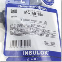 MCTMP150 -BLACK เคเบิ้ลไทร์ สเปค (100pcs/pack) ,Hellermanntyton