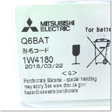 Q6BAT CPU battery MELSEC-Q series,MITSUBISHI 