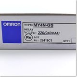 MY4N-GS รีเลย์ สเปค AC220/240 V ,Omron