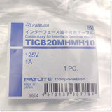 TICB20MHMH10 ชุดสายเคเบิลสำหรับขั้วต่อเทอร์มินัลอินเทอร์เฟซ สเปค 125V 1A ,PATLITE